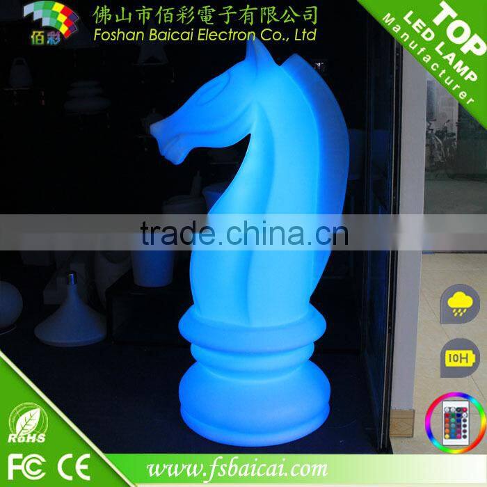 giant outdoor plastic led chess set