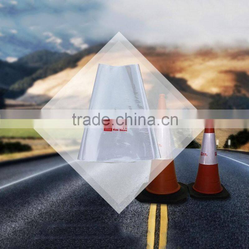 high reflective coefficient traffic cone collars