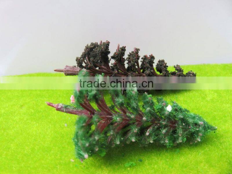 Scale plastic model tree, architecture model tree arm , miniature scale trees, building model tree for HO scale,MT-39