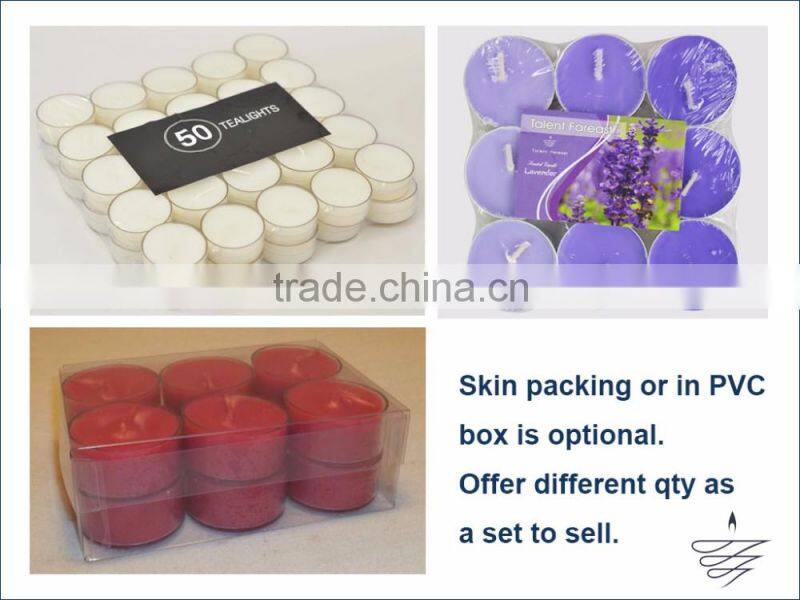 14g white candle without scent, 100pcs a set aluminum cup tealight candles