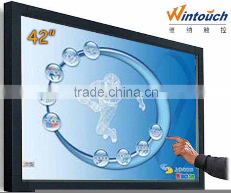 42" multi touch advertising display made in china
