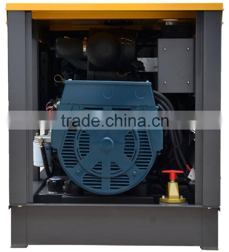 8kw/10kva three phase semi silent diesel generator
