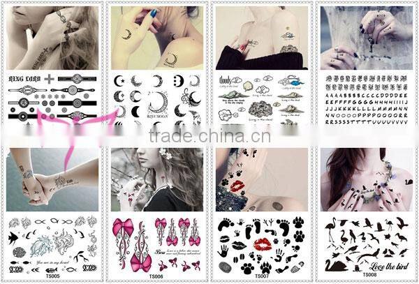 Easam moon temporary tattoo sticker/Waterproof body tattoo