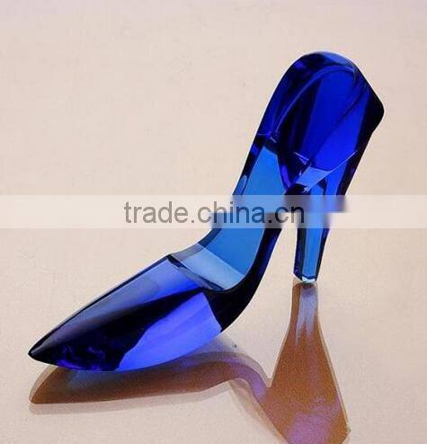 fashion lady office decoration diamond crystal high heel shoes