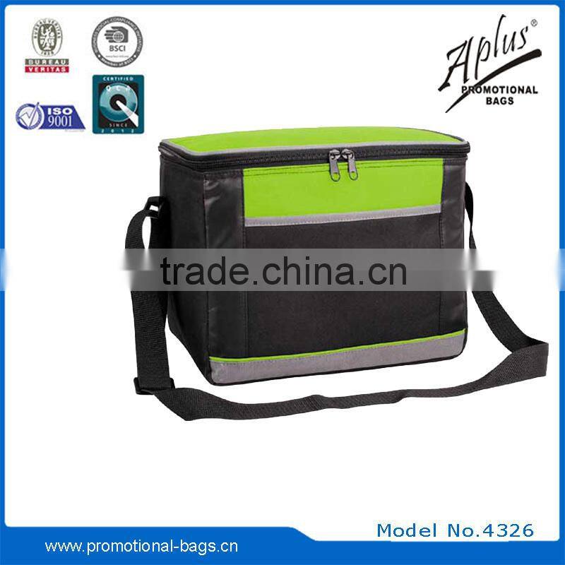 shoulder strap cooler bag men and practical 600D polyester cooler bag