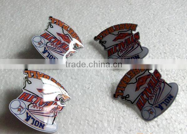 Custom Made Lapel Pin/Wholesale 3D embossed Metal lapel pin/promotional custom metal lapel pin