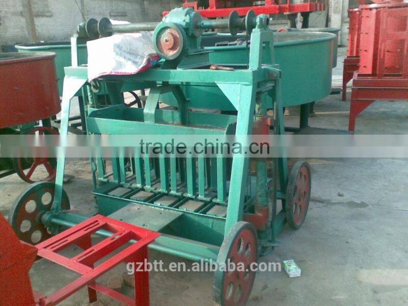 QMJ4-A fixed type hollow brick making machinery /supplier from China
