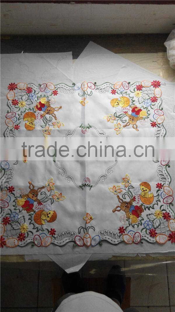 hand embroidery table cloth used