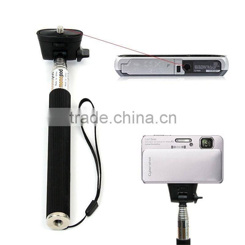 Selfie Extendable Wired Remote Shutter Handheld Selfie Stick Monopod For Phone
