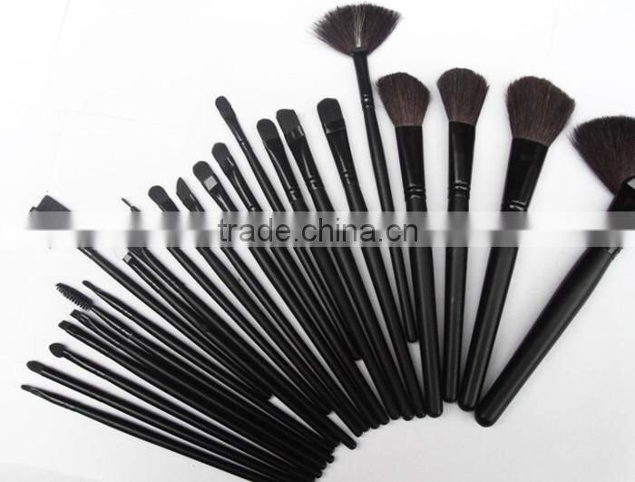 Black Popular High Quality 8 Piece Makeup Brush Set