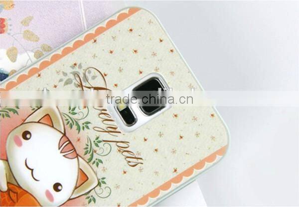 Custom korea print mobile phone accessory for samsung galaxy s5 back cover