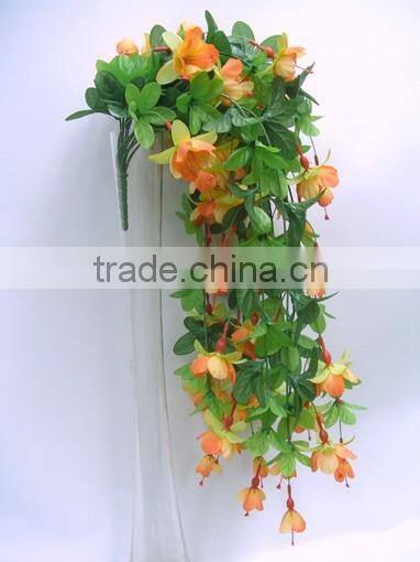 Flower Decoration for Wedding L 27" Fuchsia Wall Hanging Artificial Flowers Vine