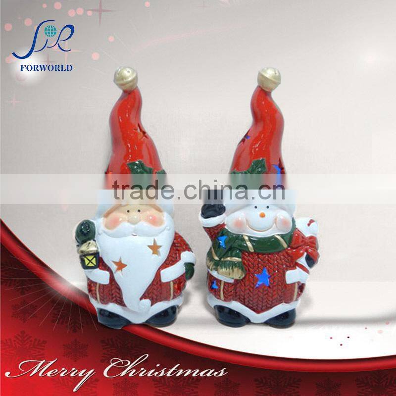 2014 Chrismas Standing Santa claus decoration with tress