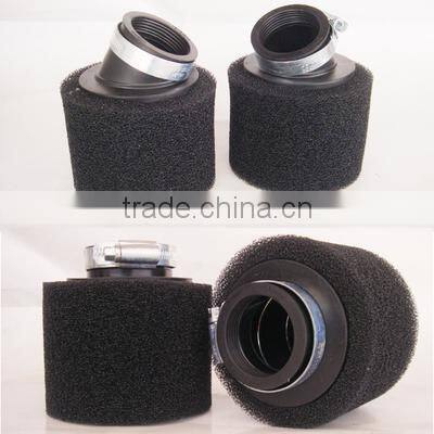motorcycle Compressed Air Filter Foam 28mm 38mm angle andvertical