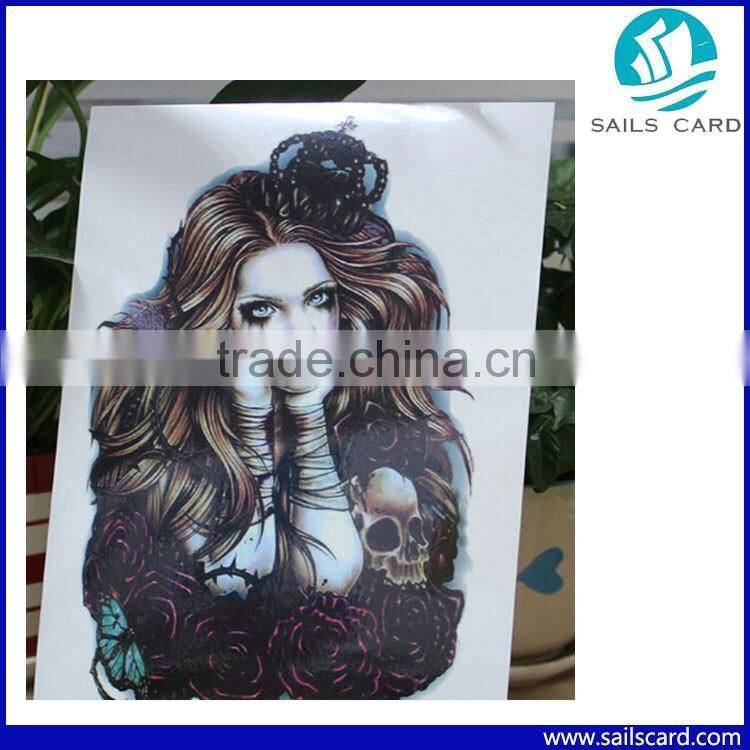Cool Body Art Waterproof Temporary Tattoo Stickers Stencils For Painting Flash Crown Pattern Tattoos