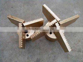 API standard oil field drag bits with 3 to 4 wings