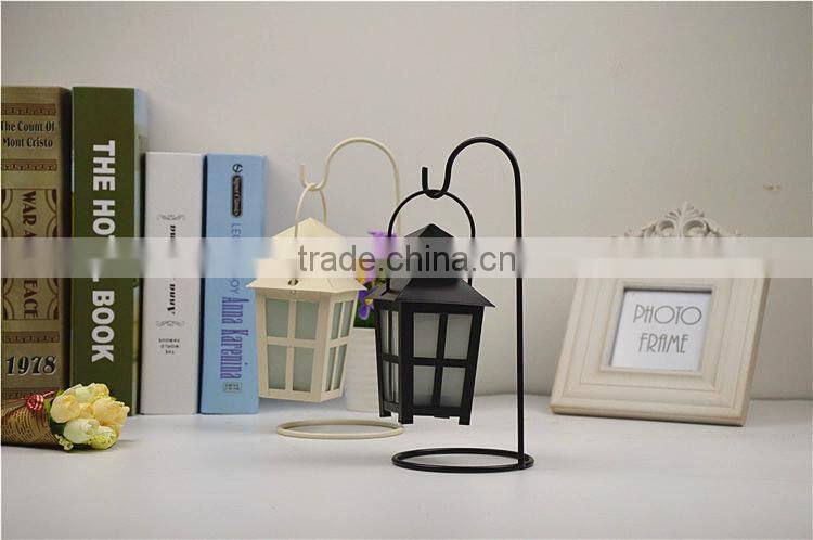 2015 new design retro European-style metal candle holder,hanging wrought iron candlestick