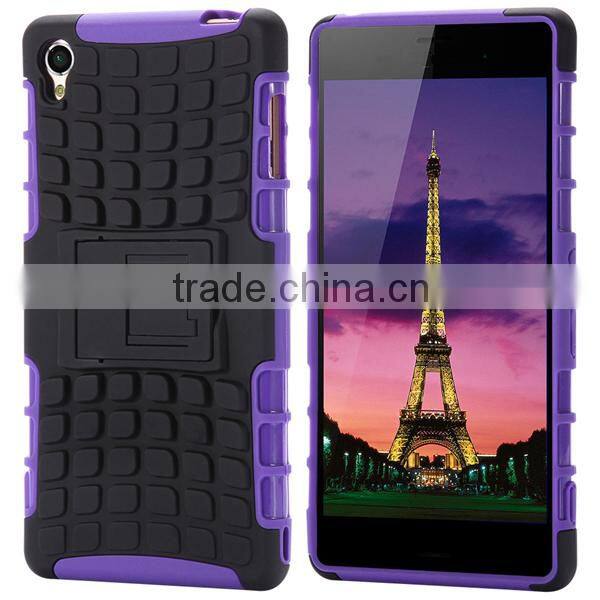For Sony Xperia Z3 Phones Case Hard TPU Plastic Hybrid Case