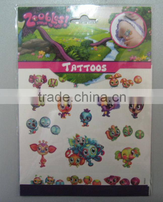 2014 top sale tattoo sticker