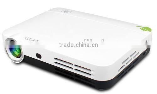 LED wifi video projector built in android 4.2 with wifi & Bluetooth 3D short throw projector WTL330 1080P 1000:1 2500lumens