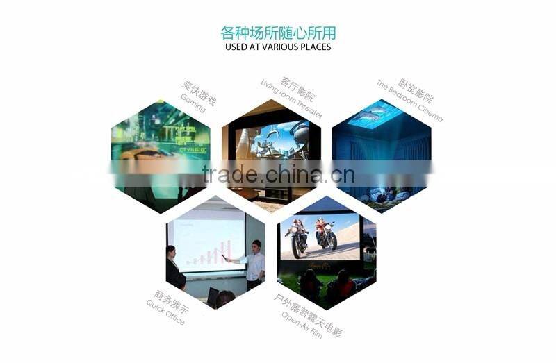 cheap UC50 DLP Projector Multimedia Home Theater 1080P Full HD USB SD AV HDMI Support MOV AVI MP4 WMA WAV with Remote Controller