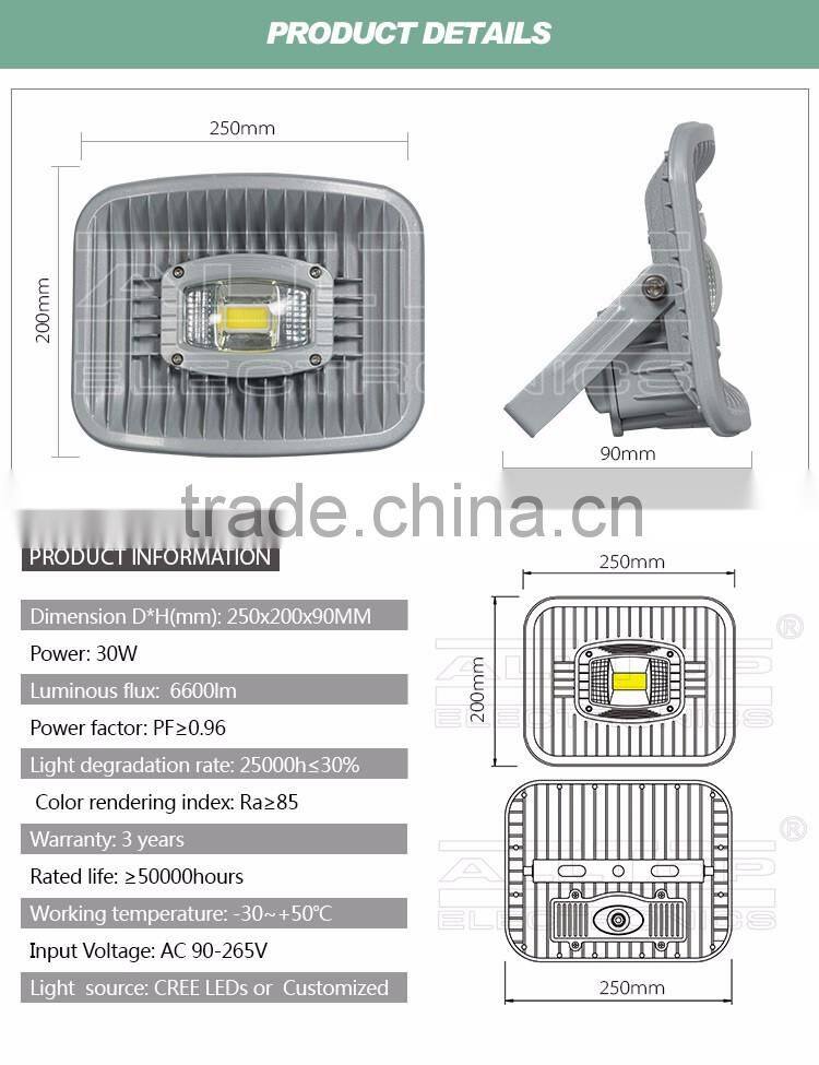 Waterproof Outdoor soft white 30w explosion proof smd led flood light