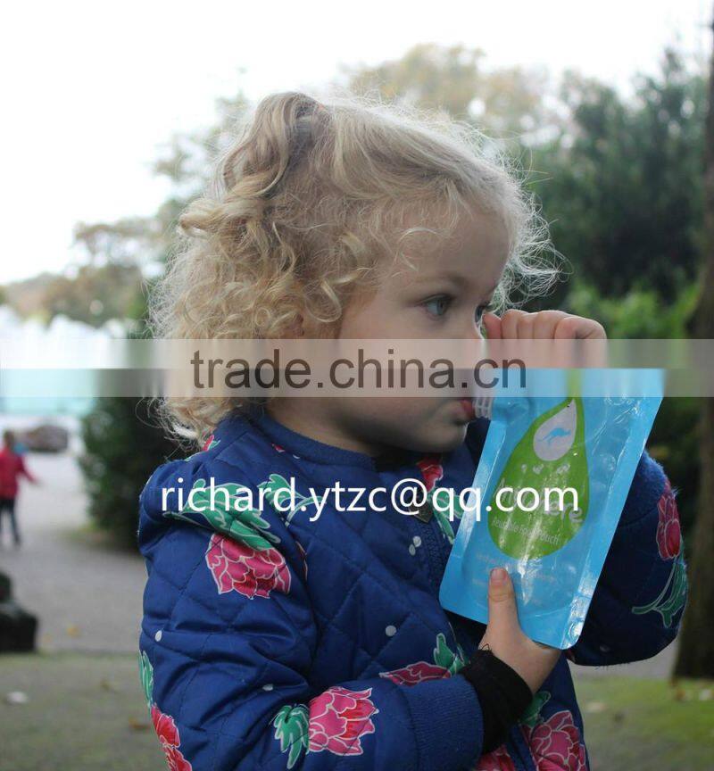 Squeezable infant Pouch