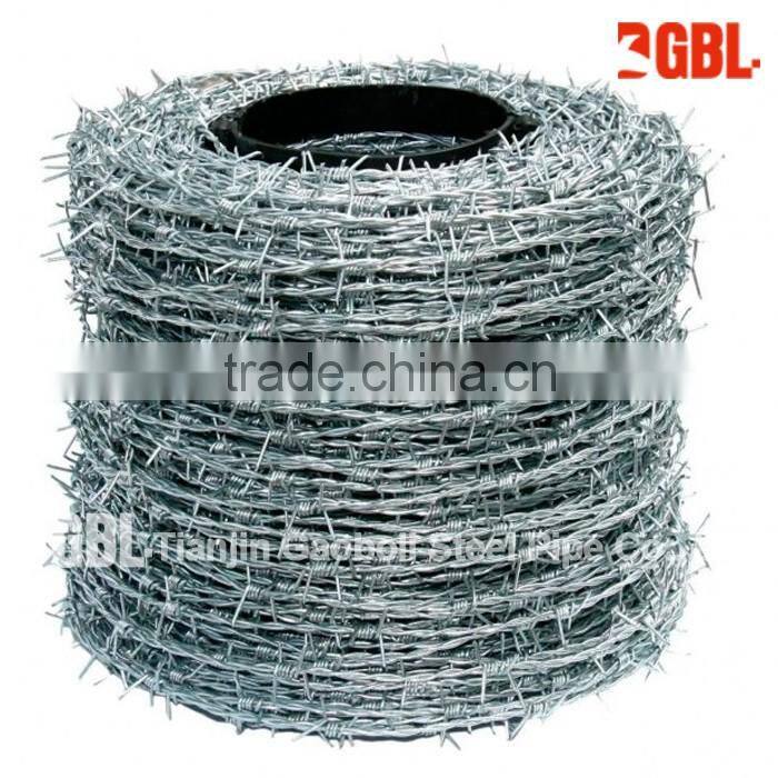 Hot dipped galvanized weight of fence barbed wire