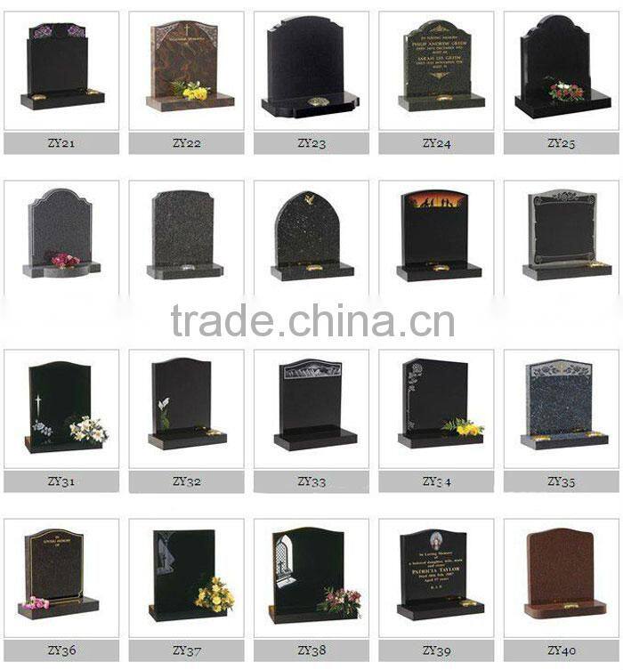 Natural granite stone made Janpanese style cemetery tombstone