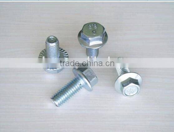 china manufacture stainless steel hex flange bolt