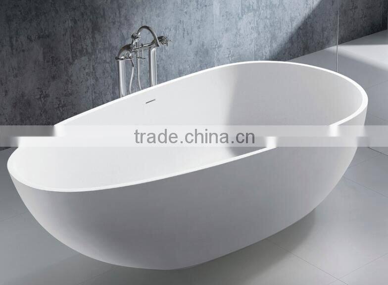Italian Classic Design Artificial stone Bathtub, composite Stone Freestanding Bathtub,stone resin bathtub