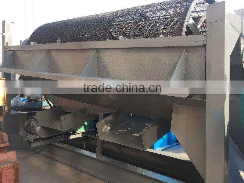 Mobile Gold trommel machine for panning