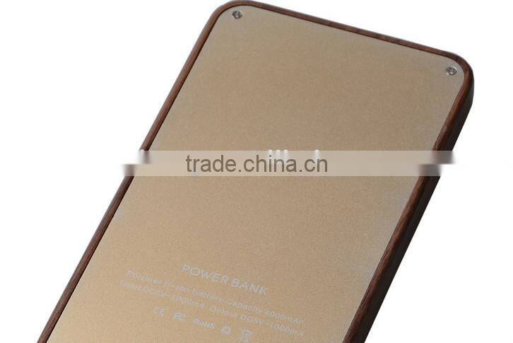 Power Bank Wood 4000, Wooden Charger Factory, Wood Power Bank
