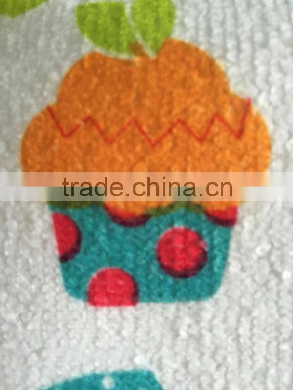 Printed microfiber tea towels