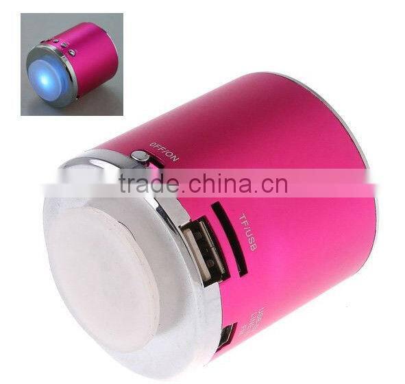 Blue/Red Line in Portable speaker with FM Micro SD TF Stereo Speaker Music MP3 Player Amplifier