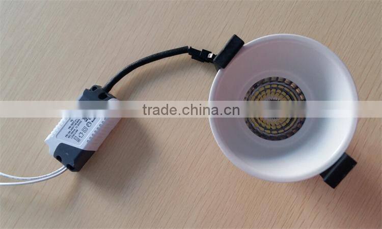 high CRI round recessed high power saa led downlight 12w