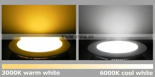 Round led panel light 3w4w6w9w12w15w18w24w Concealed panel light