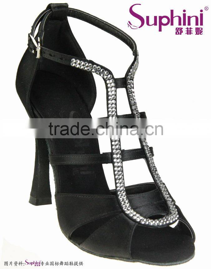 Rhinestone Salsa Dance Shoes