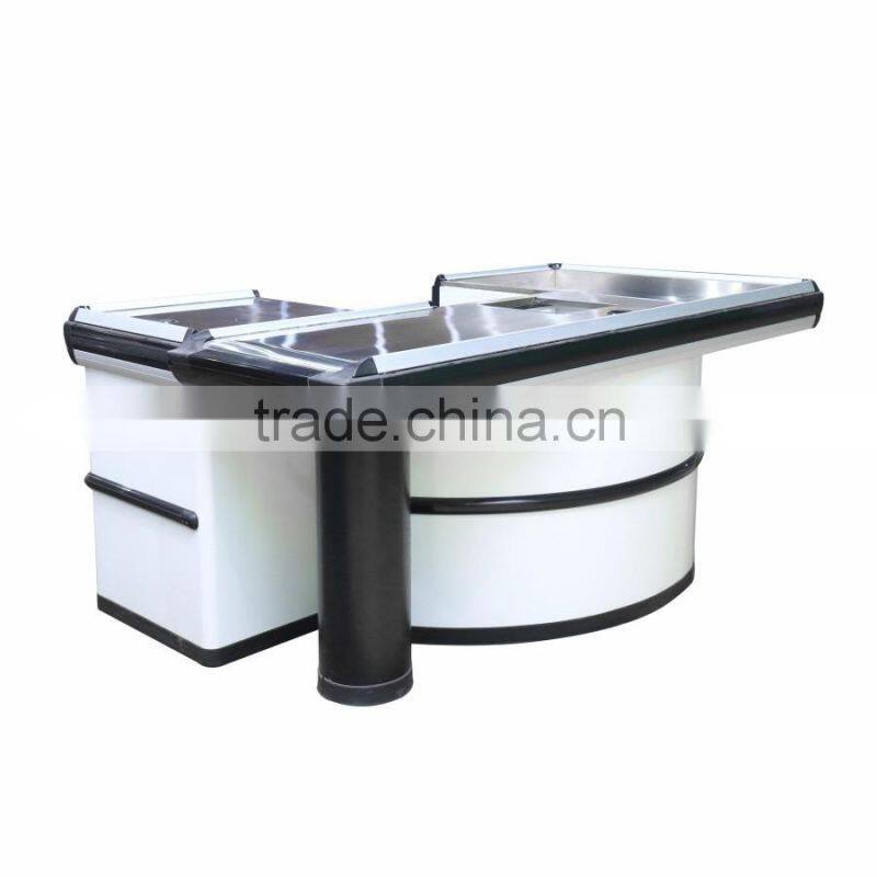Ownace High Quality Half Round Boutique Retail Cash Counter Desk