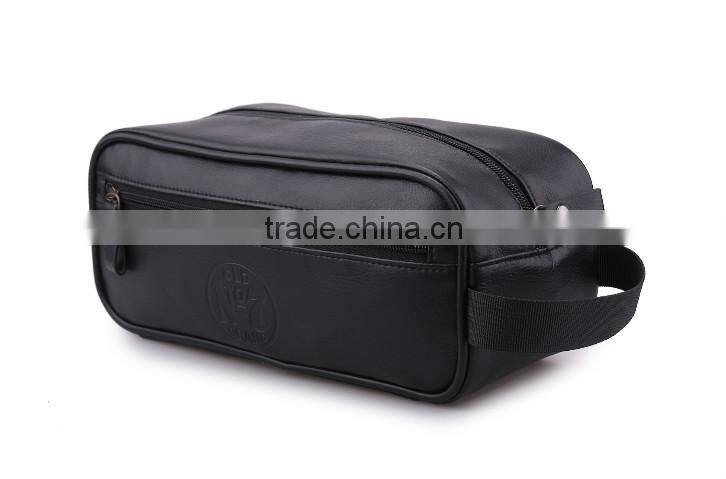 Factory direct hot new products for 2015 leather washing bag