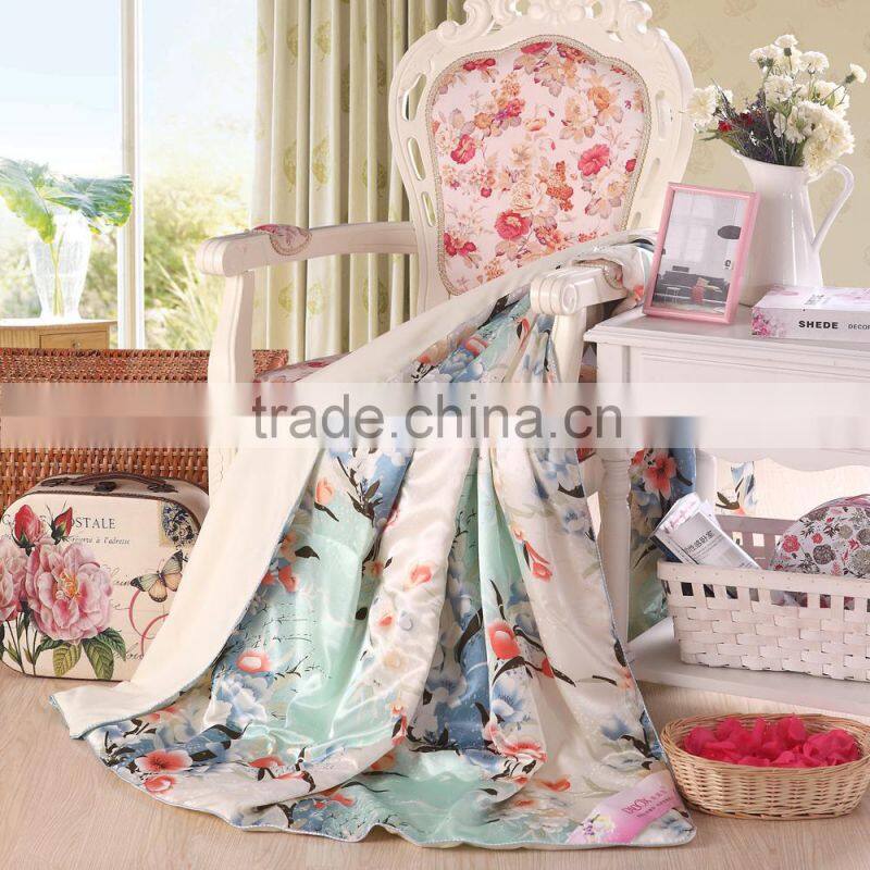 High quality india style patchwork printed purple rose baby bedding/comforter cover, cheap quilt from china wholesale