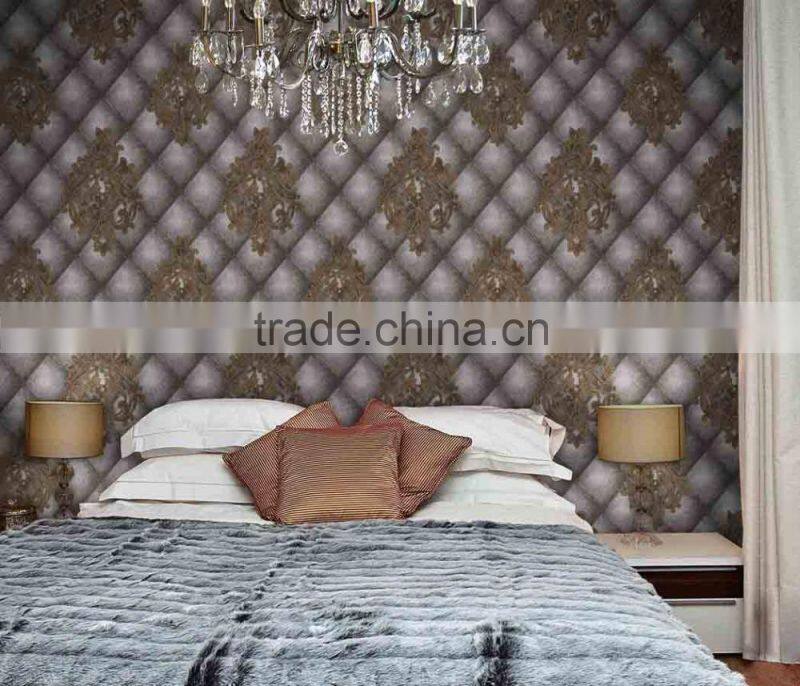 3d wallpaper for home decoration/modern style fireproof wallpaper/cheap modern wallpaper