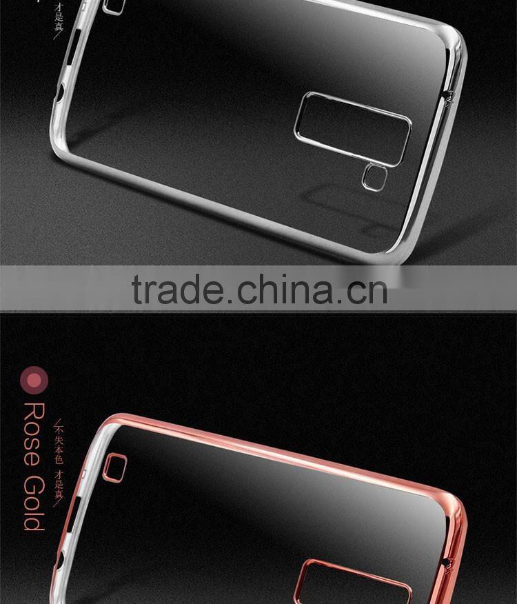 LZB Luxury Electroplating TPU Case for LG K8,For LG K8 Case