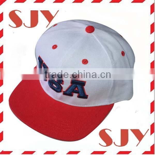 Mens snapback flat bill wholesale hats and caps