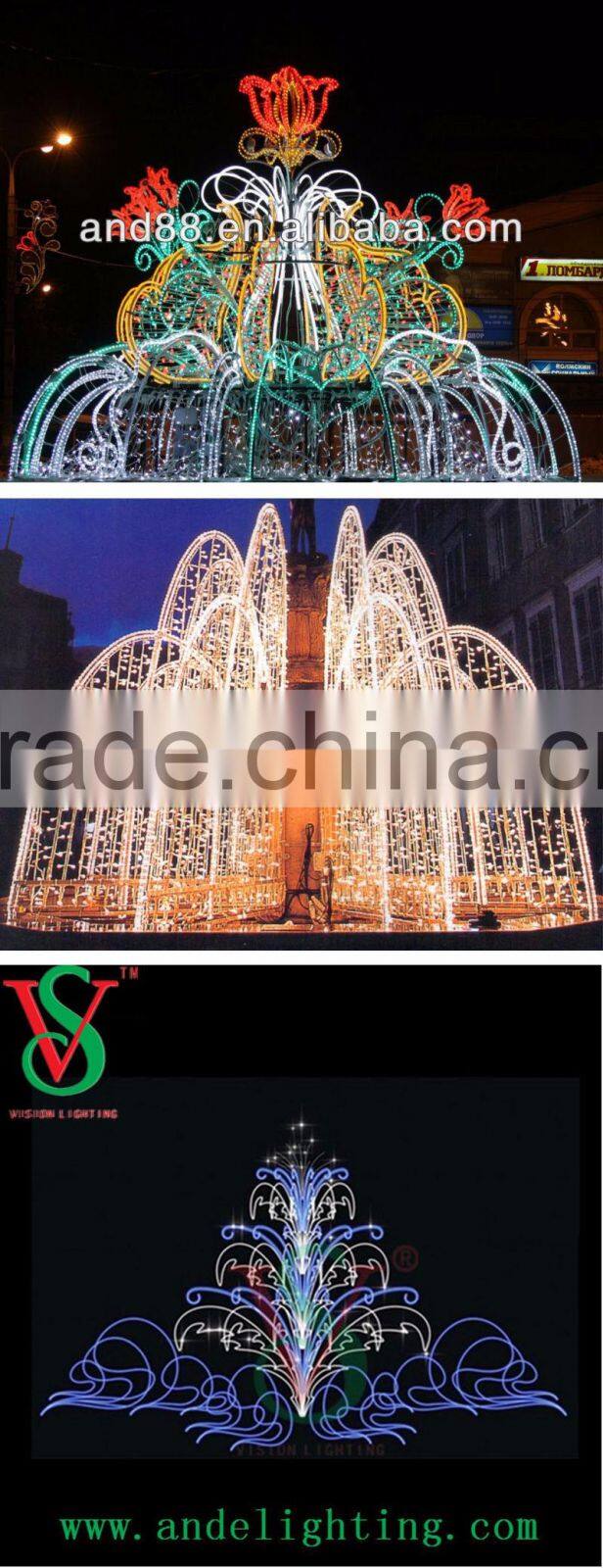 outdoor waterproof IP54 Giant big large decoration motif light