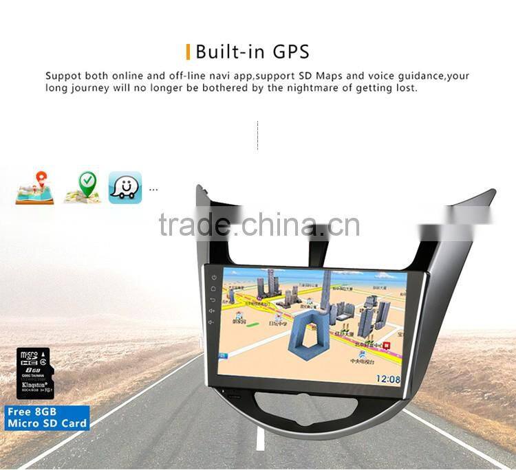 9 Inch FR FL RR RL 4 Channel car radio dvd with gps mirror for kia