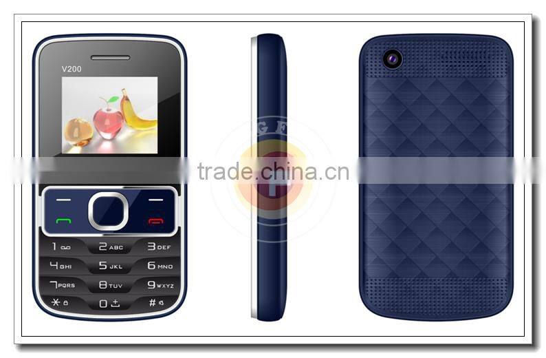 1.77 Inch Screen Bluetooth Very Small Size Dual Sim Mobile Phone V200