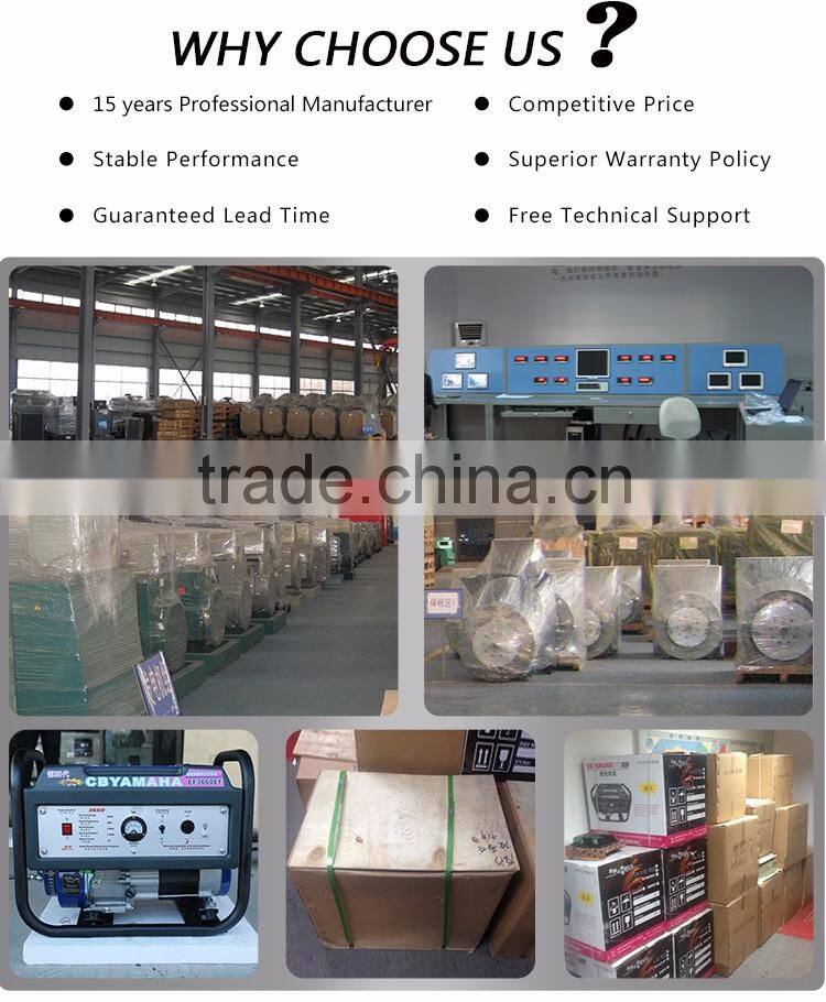 CE approved single phase manual start EF6600TE small power 5kw gasoline genset meet ISO9001 standard