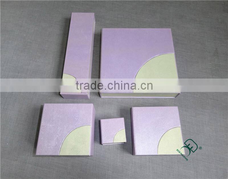 2015 gorgeous design pull out style paper box for jewelry