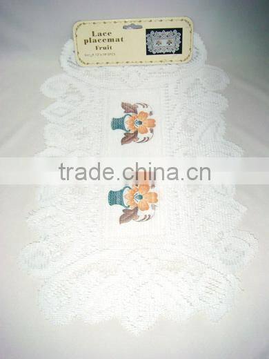 2pcs - Flower Of Irregular Lace Placemat For One Dollar Item